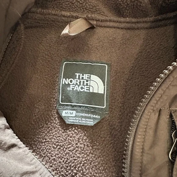 North Face Denali Hoody Fleece Jacket Bittersweet Brown - Picture 3 of 8